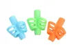 Children Kids Students Pencil Grip Holder Tools Silicone Two Finger Ergonomic Posture Correction Tools Writing Aid Grip