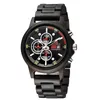 Top montre-bracelet en bois mâle Relogio Masculino montres hommes 2019 bois montre Sport horloge numérique hommes montres