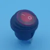 200 sztuk Wodoodporna On-Off 3Pin Red Lampa Round Rocker Switch 10 (6) A 250VAC