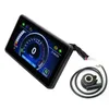 Multi-fonction moto compteur de vitesse tachymètre odomètre Signal indicateur étanche LCD numérique compteur moto Instrument