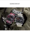 Smael marca relógios militares exército retroiluminação led moda relógio masculino casual relógio grande dial 1701 relógios esportivos 5bar impermeável331l