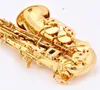 Taiwan LAIIMAN Mi bemol Alto instrumentos musicais saxofone Eletroforese de Ouro jogado frete grátis grau super profissional