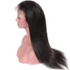 360-Lace-Frontal-Perücke, 360-Lace-Front-Echthaar-Perücken mit brasilianischem Baby-Straight, 150 % Denisty-Remy-Haar