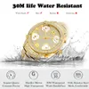 Wristwatches Relogio Masculino MISSFOX 51MM Oversized Dial 18K Gold Watch Men Waterproof With Stainless Steel Link 5 Time Zone Bra210F