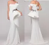 Unique Cheap Lace Sheath Wedding Dresses Strapless Backless Floor Length Ruffles Plus Size Wedding Dress Bridal Gowns vestidos de novia