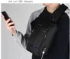 デザイナーラップトップバッグ屋外胸部バッグUBS充電器ビジネスカジュアルバッグ調節可能なベルト最低価格