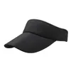 11 färger män kvinnor sol visor hatt sport tennis golf hattar justerbar sport pannband klassisk sol sport visor cap sommar hat2142678