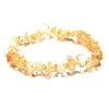 Nyaste Helande Kristaller Pärlor Armband Naturstensflis Enkeltråd Kvinnor Armband Mode Energi Smycken Berlockhänge