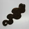 Elibess Brand Body wave Clip In Human Hair Extensions Indian 100% Remy Hair 120g/Set, Natural Color & Brown Color Options