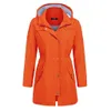 KANCOOLD coats Women Solid Rain Jacket Outdoor Hoodie Waterproof Hooded Raincoat fashion new woman coats and jackets 2019JUL29