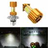 2 pcs motocicleta lâmpada lâmpada led h4 led 6000k cob scooter accessoire 6w 3led luz de luz luz luzes dc 12v