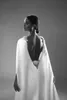 Elihav Sasson sjöjungfru bröllopsklänningar med långa wraps Deep V Neck Beading Backless Beach Bridal Gowns Robe de Mariée