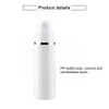 15 30 50 ml Vit Tomma luftfria pumpflaskor Vaccum Travel Lotion Pump Containers Airless Lotion Dispenser Refillerbar kosmetisk flaska