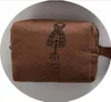 DHL100PCS Iron Tower Printed Vintage Zipper Pencil Case Gullig Portable Key Coin Purse Makeup Bag