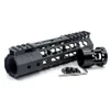 Utralight Slim 7 '' 9 '' 10 '' 12 '' 13.5 '' 15 '' tum M-Lok Handguard Rail Picatinny Mount Syttsem_Black Andoized