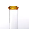 17.3 Inches Straight Glass Bong Hookahs Yellow Mushroom Dab Rig Birdcage Perc Water Pipes Oil Rigs For Smoking with Bowl