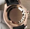 2019 Masowe czarne gumowe srebrne różowe złoto męskie zegarek 40 mm automatyczny ruch mechaniczny męski zegarki na rękę