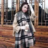 Vinter Cashmere Scarf 80 * 190cm Unisex Tassels Plaid Scarf Fashion Striped Tjockad Sjal Classic Long Handduk Scarves Nya GGA2709