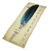 1 set Creative Feather Pen Calligraphy Pen Retro Dip Set Stationery 10 Colors Wedding Gifts
