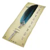 1 Set Creative Feather Pen Calligraphy Pen Retro Dip Set Stationery 10 Colors Wedding Gifts3799519