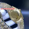 Lüks Erkek Saatler 40MM Altın Otomatik Daydate Otomatik Tasarımcı İzle yivli Bezel Saatler Katlama toka saatı