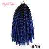 Натуральный Legnht Spring Crochet Braids Extension Ombre Blonde Buncy Marley Crochet Craids Extensions Buncy C9331353