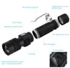 led Flashlights Torch T6 Super Bright LED Zoom Torches with pen Clip outdoor Camping lamp light built in 18650 battery USB charging zoomable flashlight lights