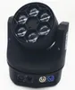 4pcs and flightcase 6X15w RGBW 4IN1 Led Bee Eyes Beam Moving Head Light DMX Stage Light dimmer 10/15 channels