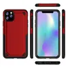 Armure coque de téléphone hybride pour iPhone 11 Pro Max X XS XR 6 6S 7 8 Plus Samsung S9 s10 plus S10e 2 en 1 PC + housse en TPU