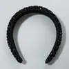 Dear Inn Liu Tao hair band za sponge wide edge headband handmade crystal headwear7355887