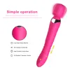 Swing riscaldante 2 in 1 dildo vibratore Massager rotazione vibrazione 7 velocità g spot vibratore per donne stimolanti di clitoride1281254