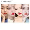 Pinkyfocus 4 colors silk soft small pipe lip glaze set matte lipstick for lips woman gloss cosmetics makeup