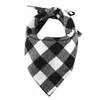 Cane Triangolo Bandane Regolabile Pet Dog Cat Collo Sciarpa Cravatta Papillon Cravatta Collare Bandana Fazzoletto da collo Accessori per cani Sciarpa a quadri