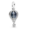 nowość Summer Air Balloon Charm luźne koraliki 925 sterling silver biżuteria Pasuje do oryginalnej bransoletki charms Romantyczna i urocza hurtowo