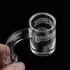 Pattern quartz banger bucket male female 14mm 18mm for Water Bongs Smoking glass bong dab rig