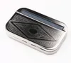 Hot-selling 110 mm silver cigarette box semi-automatic stainless steel metal box cigarette maker
