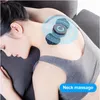 New Portable Mini Electric Neck Cervical Massager Stimulator Back Thigh Massager Pain Relief Massage Patch Intelligent Wireless