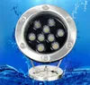 JML Outdoor lighting 9W underwater lights 12V 24V LED Lighting IP68 waterproof lights for pool pond decorations