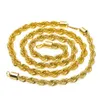 Hiphop Jewelry Sets High Polished Chain Chain Hip Hop Rope Necklace Bracelets Men Trendy Style Gold Silver 6mm 10mm316b