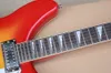 12 문자열 체리 햇살 Semi-Hollow 일렉트릭 기타 로즈 우드 fretboard, 흰색 keedguard, r tailpiece