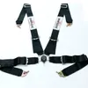 Universal 3inch 4 Point BRIDE Black Racing Harnais de ceinture de sécurité Camlock Épaule Verrouillage à dégagement rapide