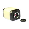 Fotocamera per microscopio industriale digitale VGA HD da 2,0 MP Uscita video USB AV TV + obiettivo con attacco C 180X + luce a 144 LED + supporto per supporto