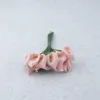 Simulé Calla Lily Simple Feuille Mini Manuel Manuel Soie Fleur De Mariage Boîte De Bonbons Mousse Fleurs Décoratives 8 8hyE1