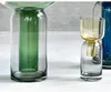 ガラス花瓶勾配Insライトブルーフラワーラグジュアリージオメトリカラーマッチング花瓶北欧家庭用品