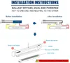 In Us stocks T8 LED Tube Light 28W 60W LED fluorescent bulb 288 leds SMD 2835 4ft 1200mm AC85-265V CE FCC ETL SAA