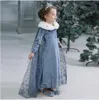 Платье для маленьких девочек, зимние детские платья принцессы «Холодное сердце», детский праздничный костюм, одежда для косплея на Хэллоуин, MDT 0019945416