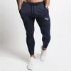 Men's Pants Summer Gyms Brand Men Trousers Men Sweatpants Joggers Fitness Pant Black