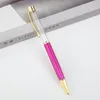 27 Couring Creative Vide Tube Ballpoint Pens Diy Selffilling Metal Pen Scolte Stationery Supplies Writing Gift4696120