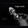 Jobon Tre Torch Lighter Jet Straight Flame Vindskyddad Tändare Med Gasfönster Cigar Cutter Verktyg för cigarr
