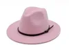 Kobiety Fedoras kapelusze szerokie brzegi zewnętrzne czapki retro western vaquero faux zamszowy kowbojski cowgirl sunshade hat3564507